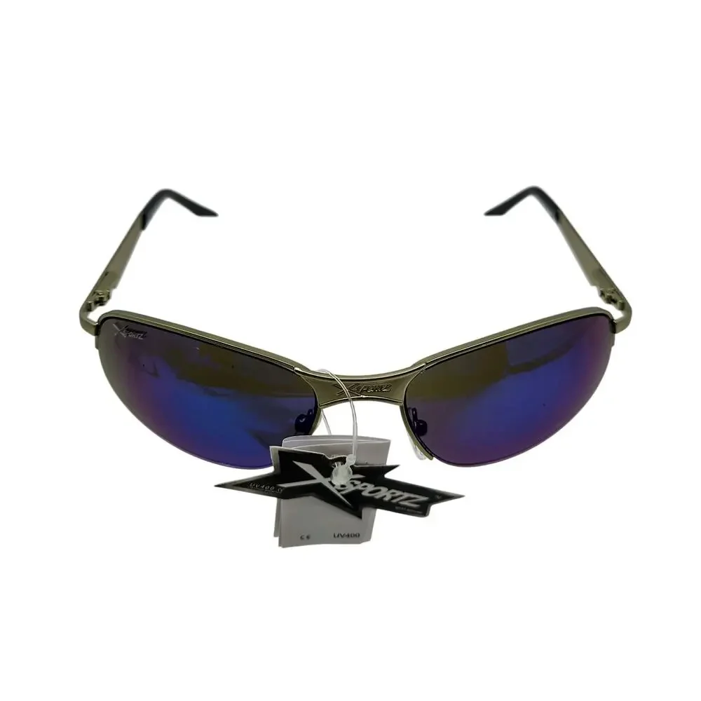 446 xsportz silver sunglasses with
